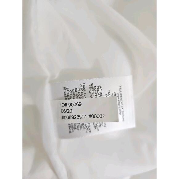 EXPRESS ~Men's Size M~ White Snow Puffer Watetproof & Warm Coat Zip-Up Jacket. - Picture 9 of 16